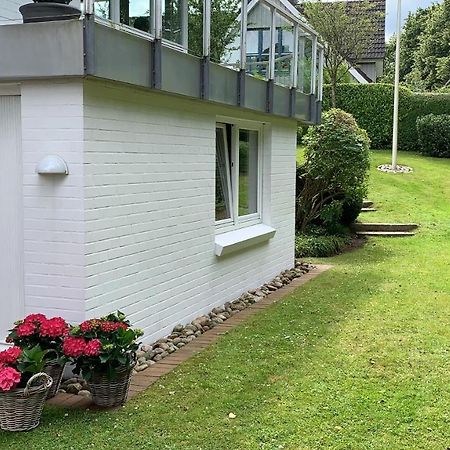 Ferienwohnung In Weisser Villa Am Kliff Flensburg Exterior photo